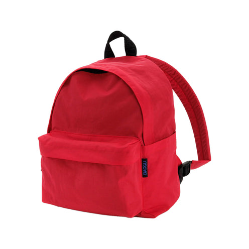 Baggu Medium Nylon Backpack, Candy Apple