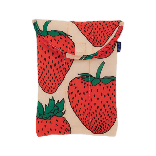 Baggu Puffy 8 inch Tablet Sleeve, Strawberry