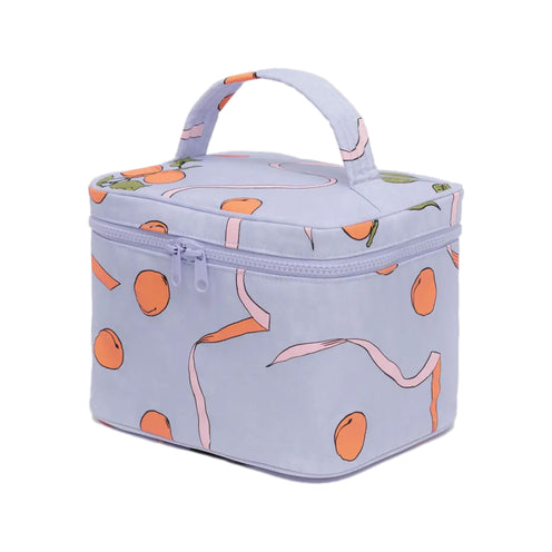 Baggu Large Cosmetic Case, Apricots & Ribbons