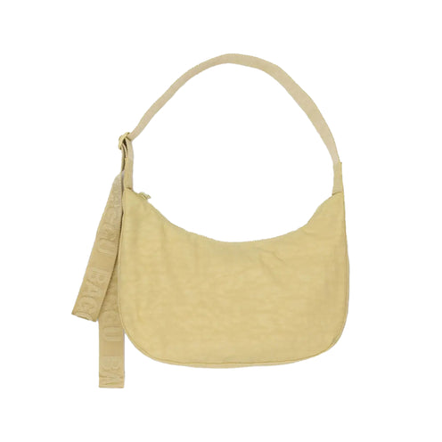 Baggu Medium Nylon Crescent Bag, Butter