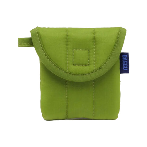 Baggu Puffy Earbuds Case, Green Juice