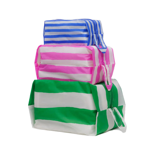 Baggu 3D Zip Set, Painted Stripe