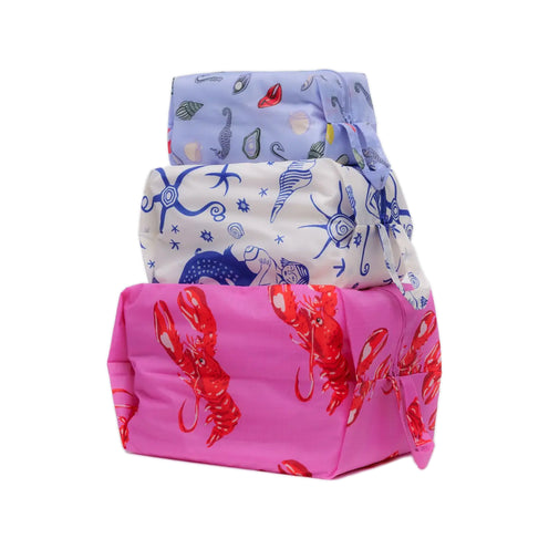 Baggu 3D Zip Set, Sea Creatures