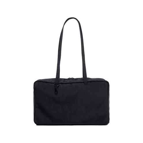 Baggu Medium Nylon Bowler Bag, Black