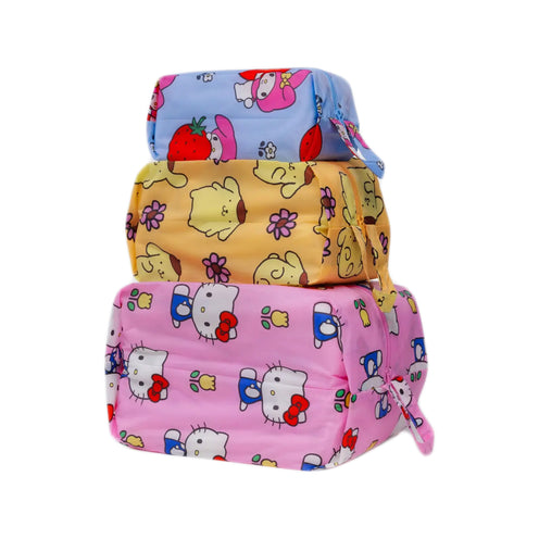 Baggu 3D Zip Set, Hello Kitty and Friends Florals