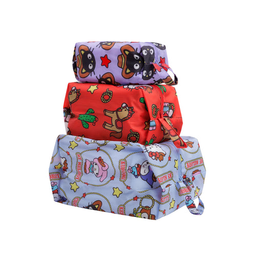 Baggu 3D Zip Set, Hello Kitty and Friends Western