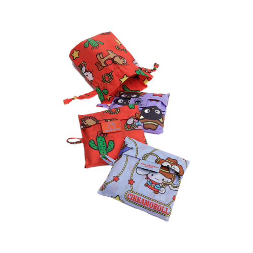 Baggu Standard Shopper Bag, Hello Kitty & Friends Western, Set of 3