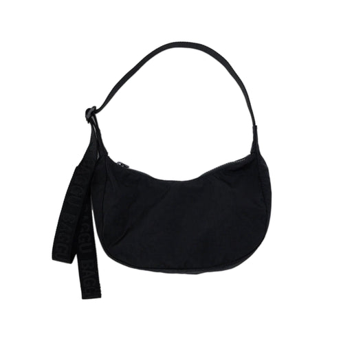 Baggu Small Nylon Crescent Bag, Black