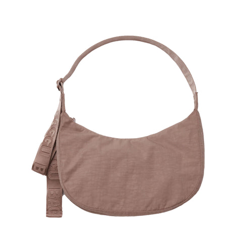 Baggu Medium Nylon Crescent Bag, Toasted Almond
