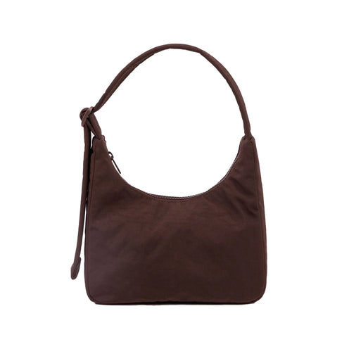Baggu Mini Nylon Shoulder Bag, Coffee