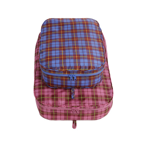 Baggu Large Packing Cube Set, Check Mix