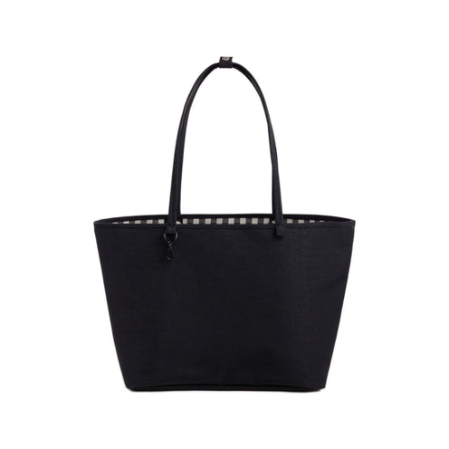 Baggu Large Nylon Reversible Tote, Black Mix