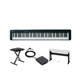 Casio CDP-S110 88-Key Digital Piano, Black, Bundle Set – Swee Lee