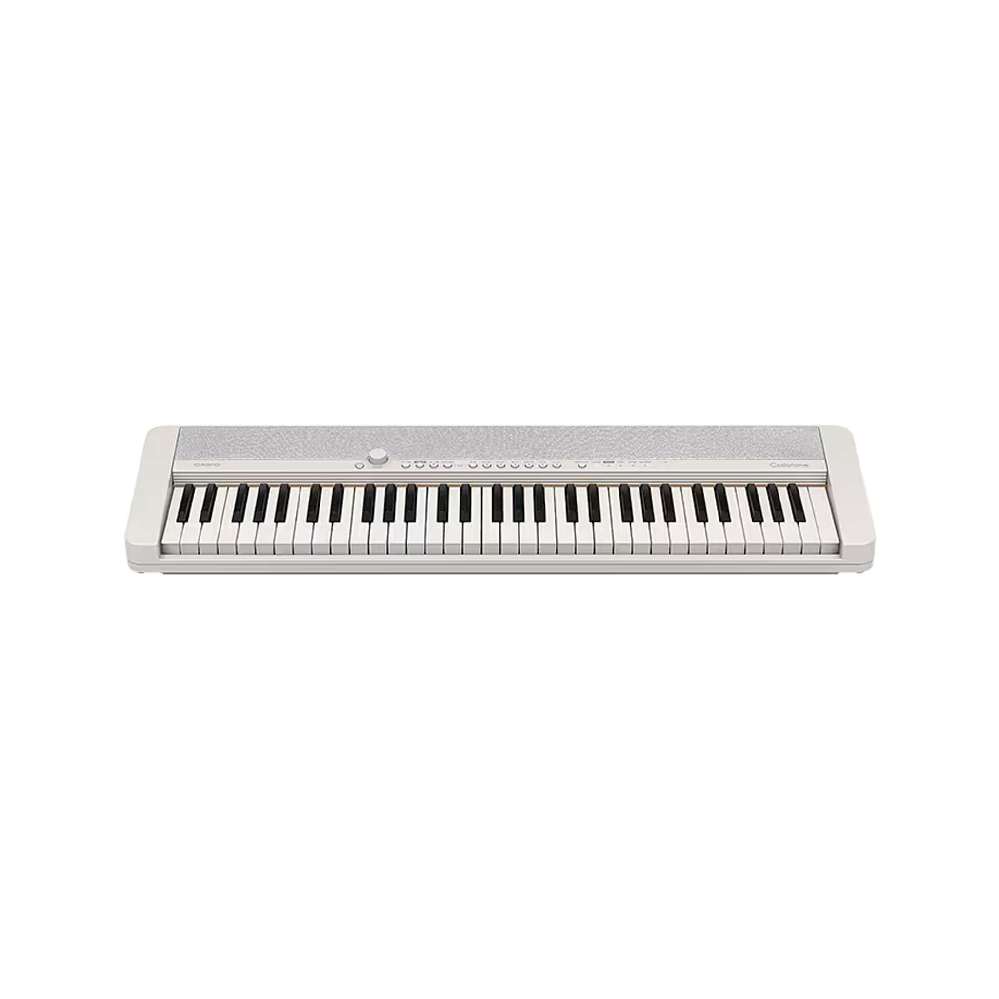 Casio Casiotone CT-S1 61-Key Portable Keyboard, White, Bundle Set