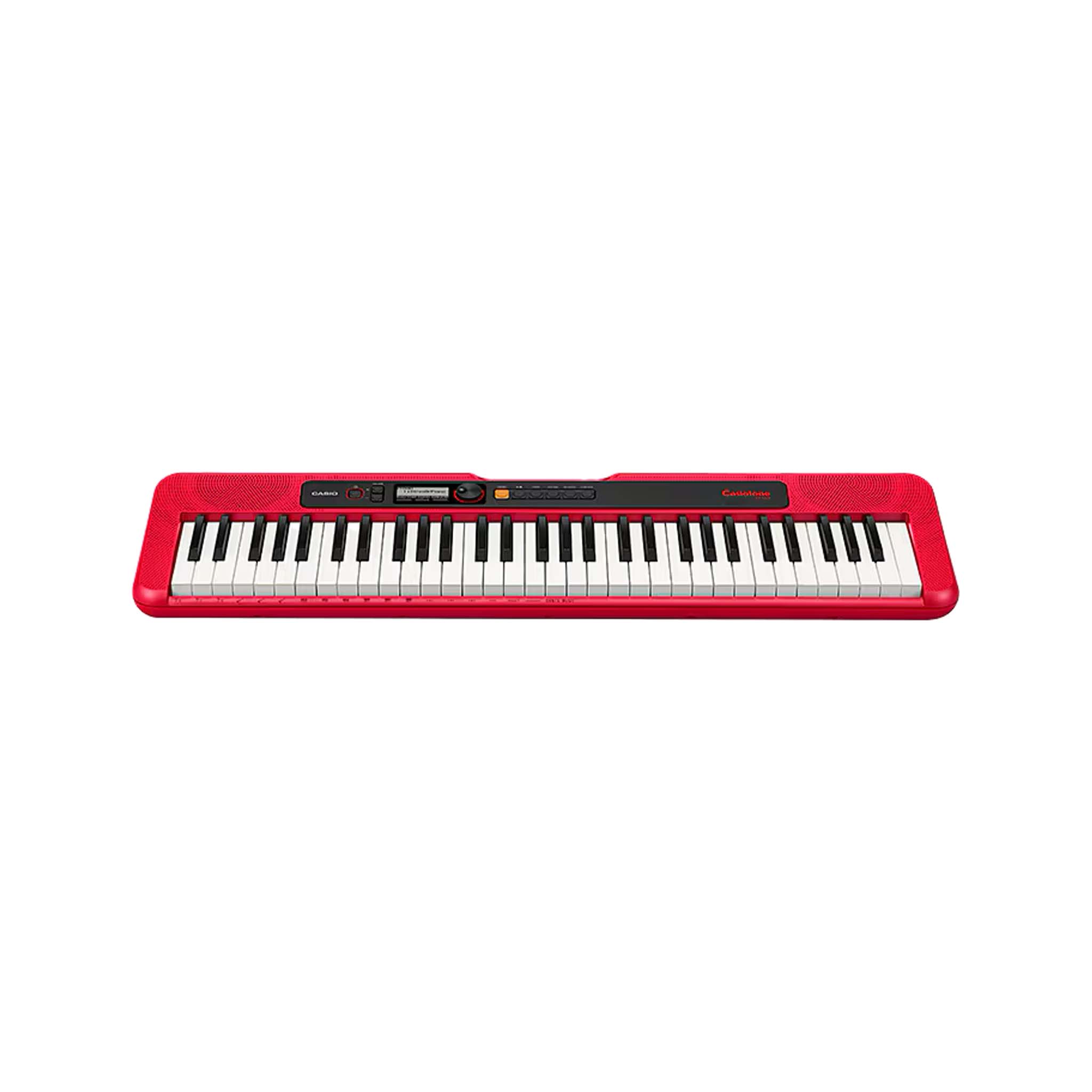 Casio Casiotone CT-S200 61-Key Portable Keyboard, Red, Bundle Set
