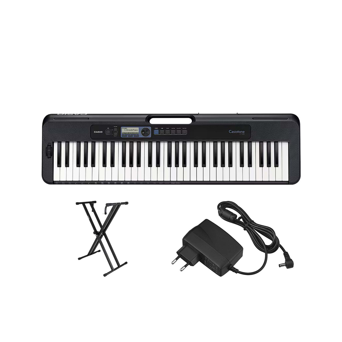 Casio Casiotone CT-S300 61-Key Portable Keyboard, Bundle Set
