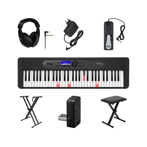 Casio Casiotone LK-S450 Arranger Keyboard, Bundle Set