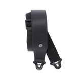 D'Addario 25BAL00 2.5-Inch Comfort Leather Auto-Lock Guitar Strap, Black