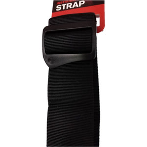 D'Addario 50F05-RLGC Black Guitar Strap w/ Red Pad Lock