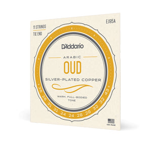 D'Addario EJ95A Silver-Plated Copper 11-String Oud Strings for Arabic Tuning