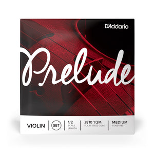 D'Addario J812 1/2M Prelude Violin Single String, A, 1/2 Medium