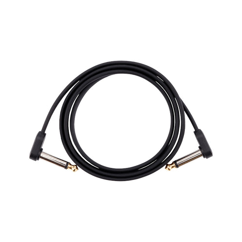 D'Addario PW-FPRR-03 Right Angle to Right Angle Flat Patch Cable, 3 foot