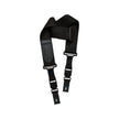 DiMarzio DD2200JPBKBL John Petrucci Nylon ClipLock Quick Release Guitar Strap, Black w/Blue Thread