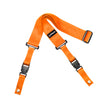 DiMarzio DD2200OR Nylon ClipLock Quick Release 2Inch Guitar Strap, Orange