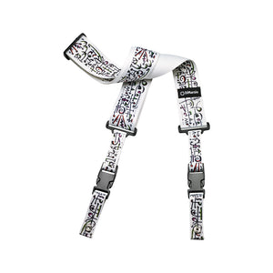 DiMarzio DD2242 Steve Vai ClipLock Art Guitar Strap, White