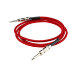 DiMarzio EP1715SSRD Overbraid Instrument Cable, 15ft, Red