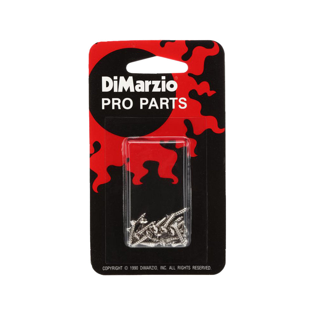 DiMarzio GH1000C Gibson Style Pickguard and Backplate Screws, Chrome, Set of 24