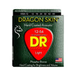 DR Strings DSA-12 Dragon-Skin Phosphor Bronze Coated Acoustic Guitar Strings, Light, 12-54