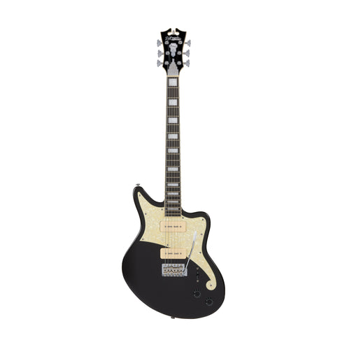 D'Angelico Premier Bedford Series Electric Guitar, Black Flake