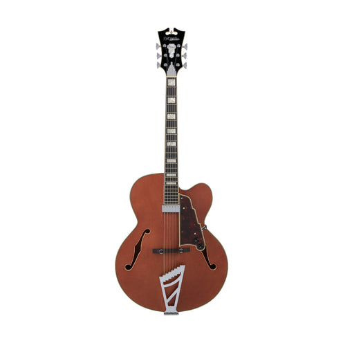 D'Angelico Premier EXL-1 Hollowbody Electric Guitar, Satin Walnut