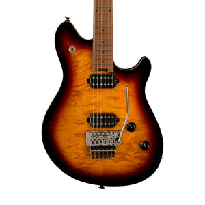 EVH Wolfgang Standard QM Electric Guitar, Maple FB, 3-Tone Sunburst