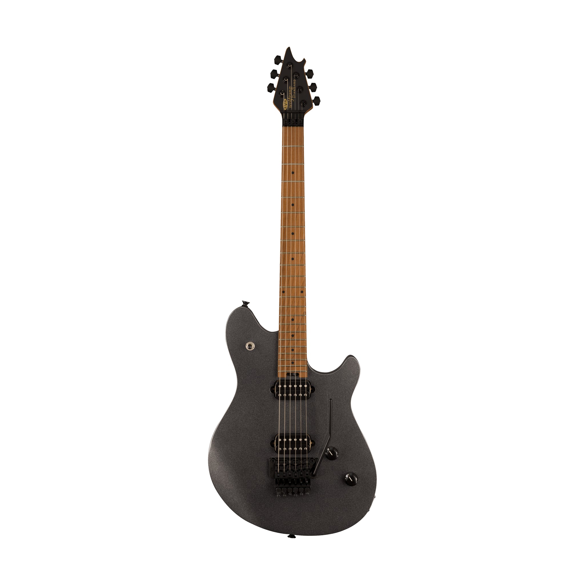 EVH Wolfgang WG Standard Electric Guitar, Baked Maple FB, Granite Crystal
