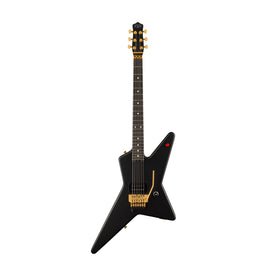 EVH Star Limited Electric Guitar, Ebony FB, Stealth Black with Gold Hardware