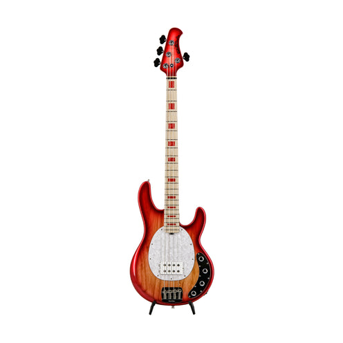 Ernie Ball Music Man Swee Lee Exclusive StingRay 4 H Special Bass Guitar, Candy Ruby Burst