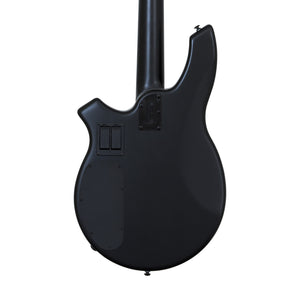 Ernie Ball Music Man Bongo 4 Bass Guitar, Ebony FB, Stealth Black
