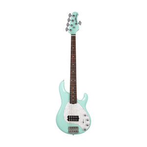Ernie Ball Music Man StingRay Special 5 H Bass Guitar, RW FB, Laguna Green