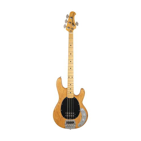 Ernie Ball Music Man Retro 70s StingRay Bass Guitar, Maple FB, Natural