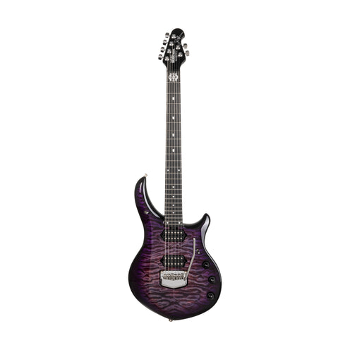 Ernie Ball Music Man John Petrucci Majesty 6 Premium Select Electric Guitar, Ebony FB, Purple Nebula