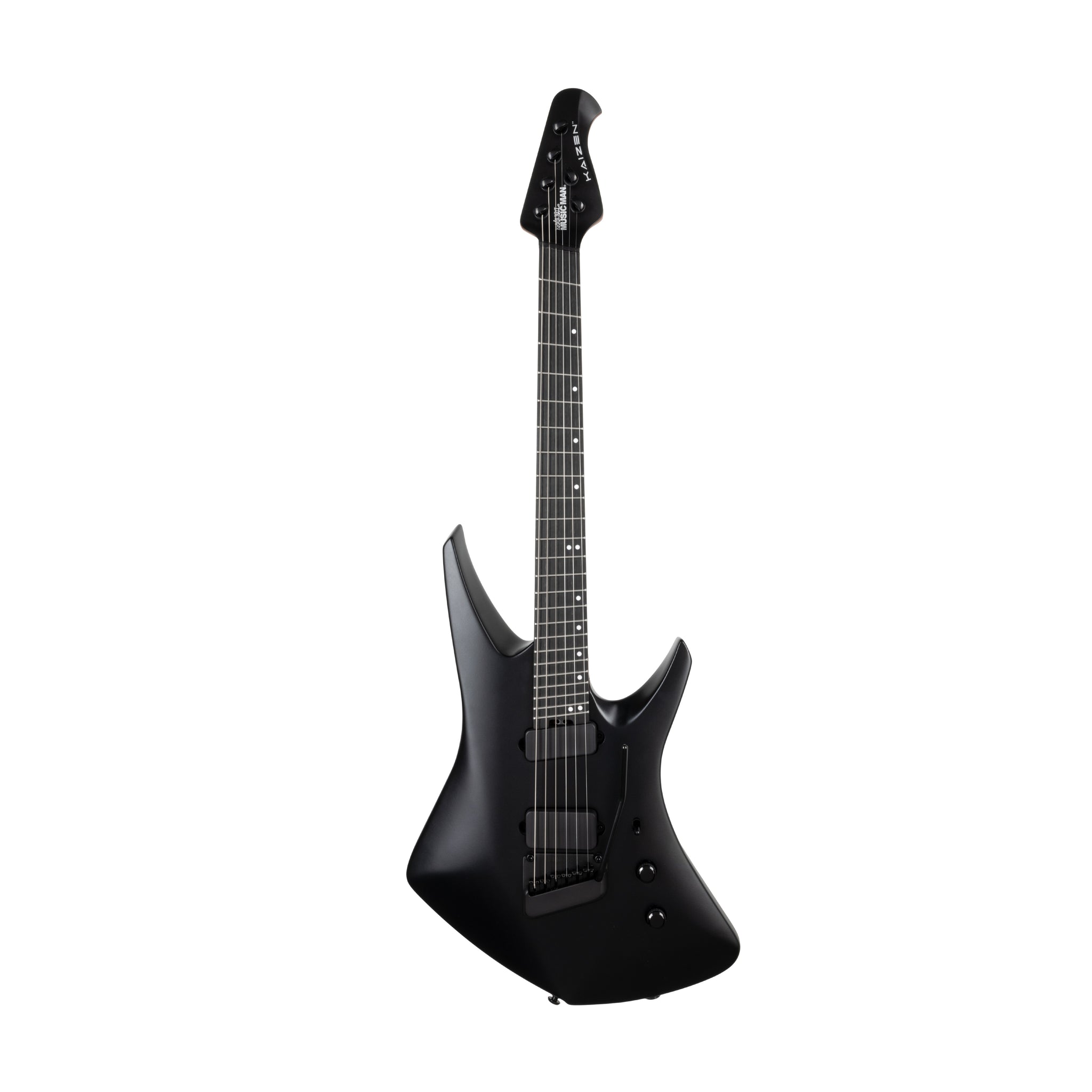 Ernie Ball Music Man Kaizen 6 Solidbody Electric Guitar, Ebony FB, Apollo Black