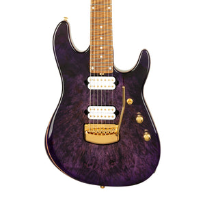 Ernie Ball Music Man Jason Richardson Signature Cutlass HH 7-String Electric Guitar, Majora Purple