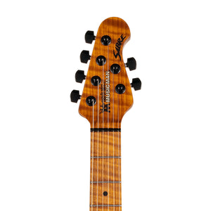 Ernie Ball Music Man Sabre HH Trem Electric Guitar, Maple FB, Cobra Burst