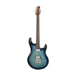 Ernie Ball Music Man Steve Lukather L4 HH Maple Top Electric Guitar, RW FB, Blue Flame
