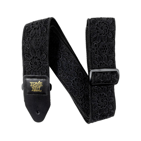 Ernie Ball Classic Jacquard Guitar Strap, Daisy After Dark