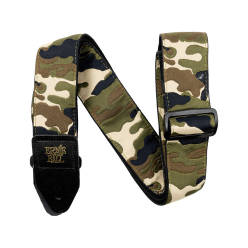 Ernie Ball Classic Jacquard Guitar Strap, Vintage Camo