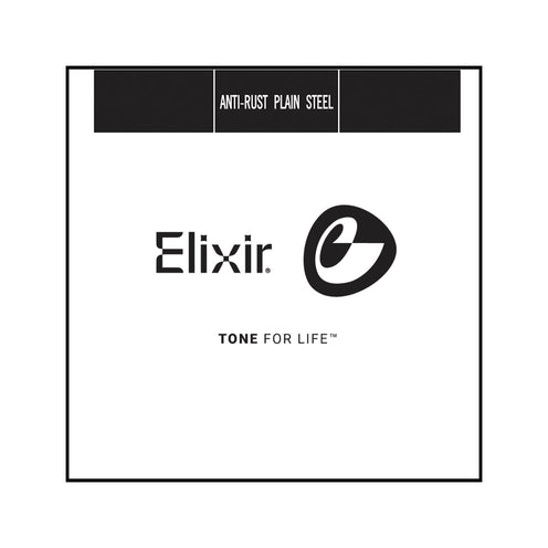 Elixir 13011 Anti-Rust Plated Plain Steel .011, Single String