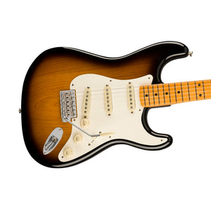 Fender American Vintage II 57 Stratocaster Electric Guitar, Maple FB, 2-Tone Sunburst (B-Stock)